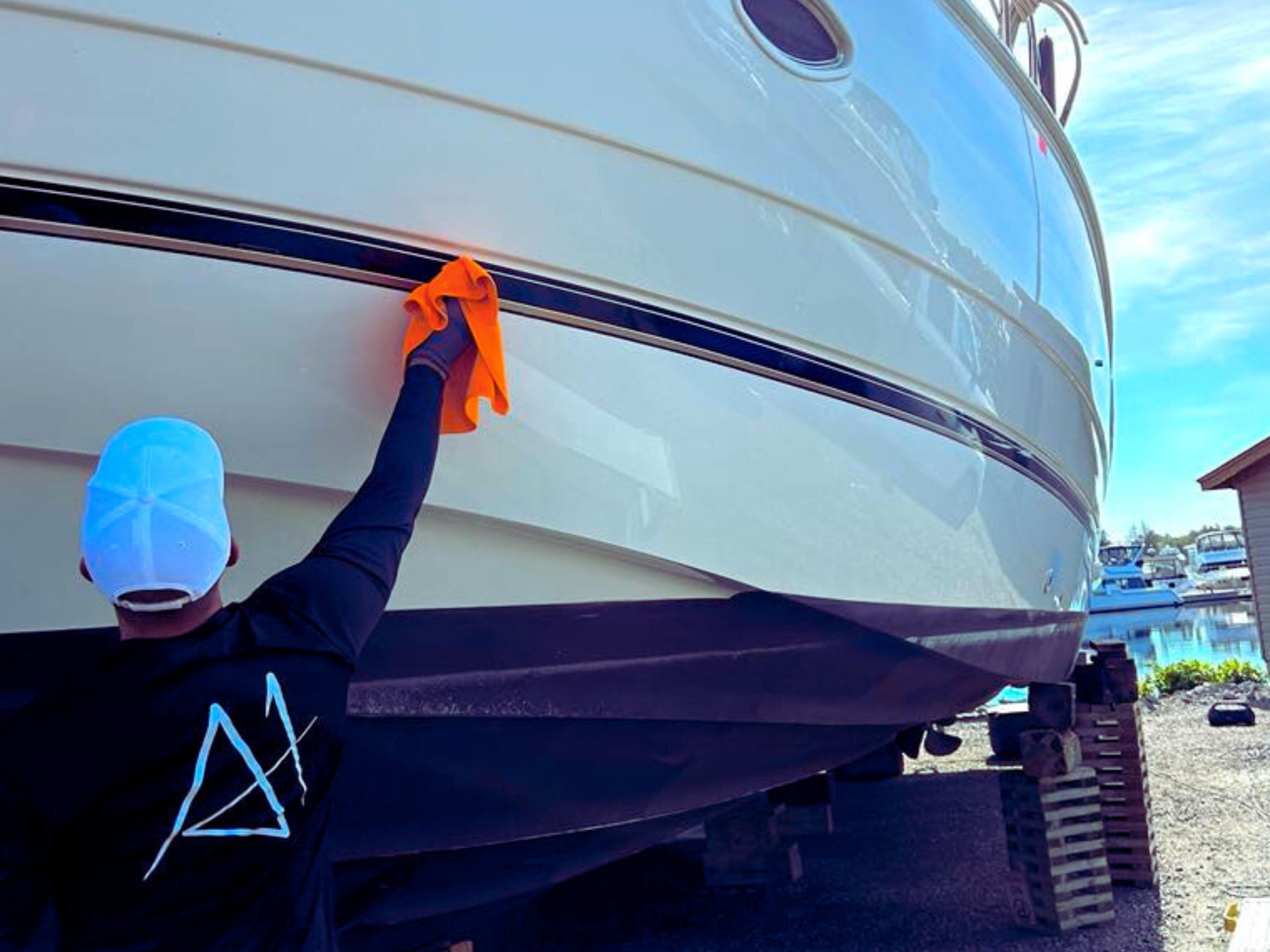 Boat before detailing